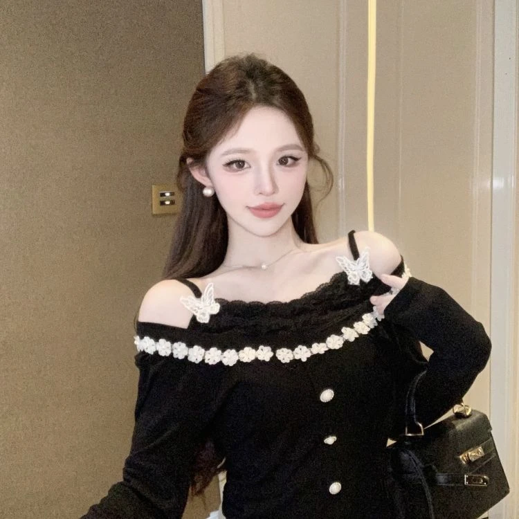 2025春季新款辣妹甜心女装上衣高级感时尚火爆火辣穿搭