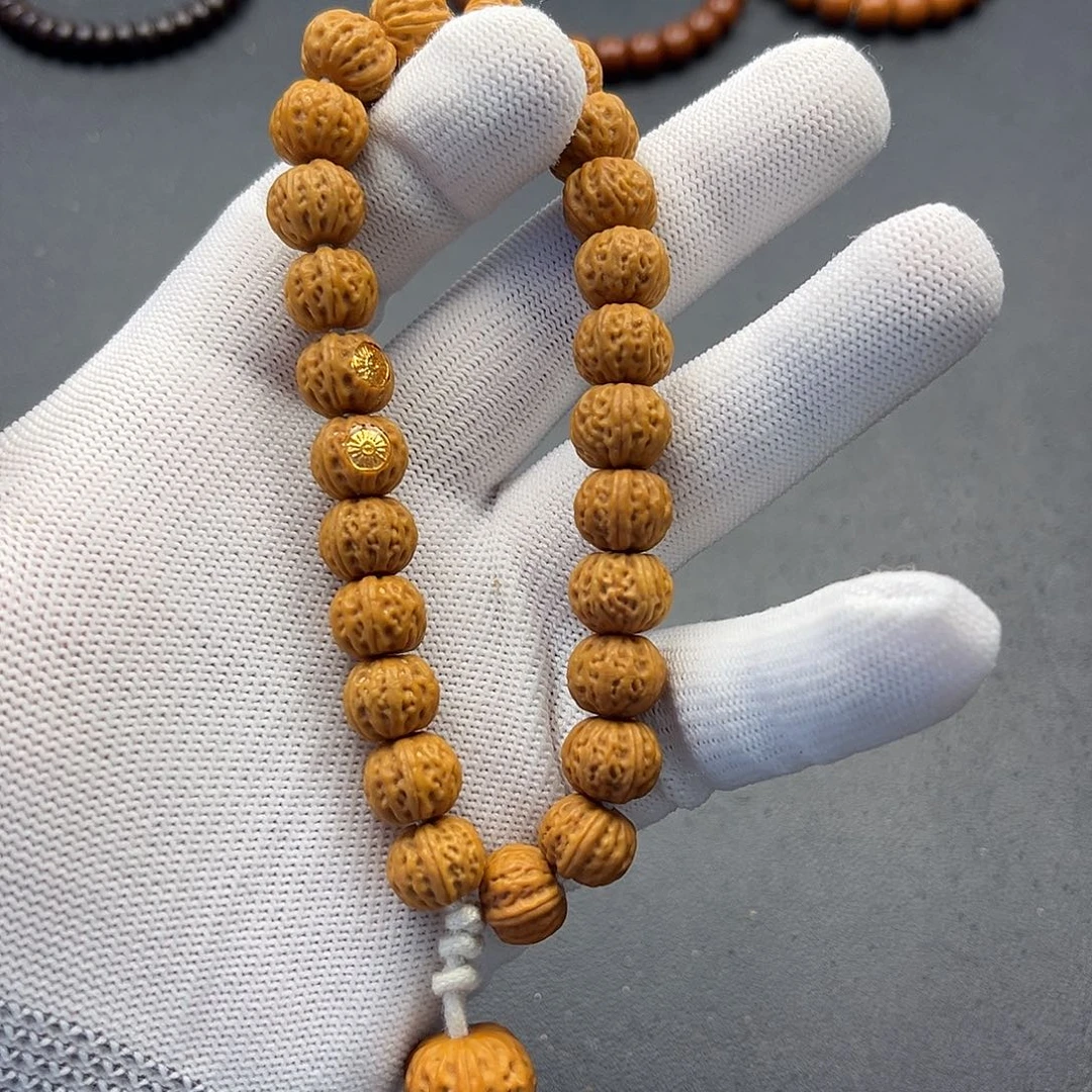 猴头核桃手串三菱 手持 双标