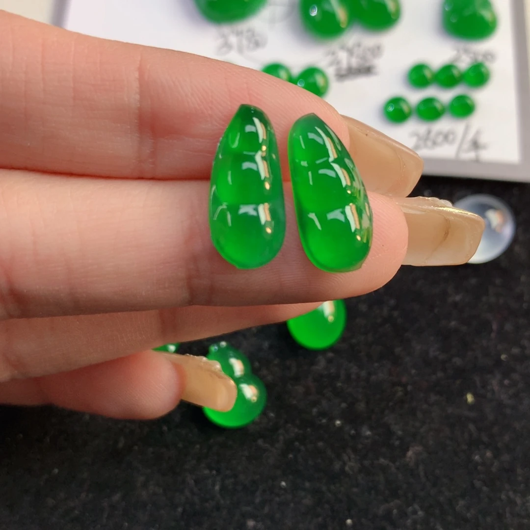 翡翠裸石15.63/7.37/3.70