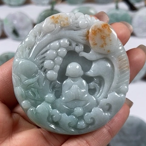 翡翠颈饰未镶嵌悟道福利