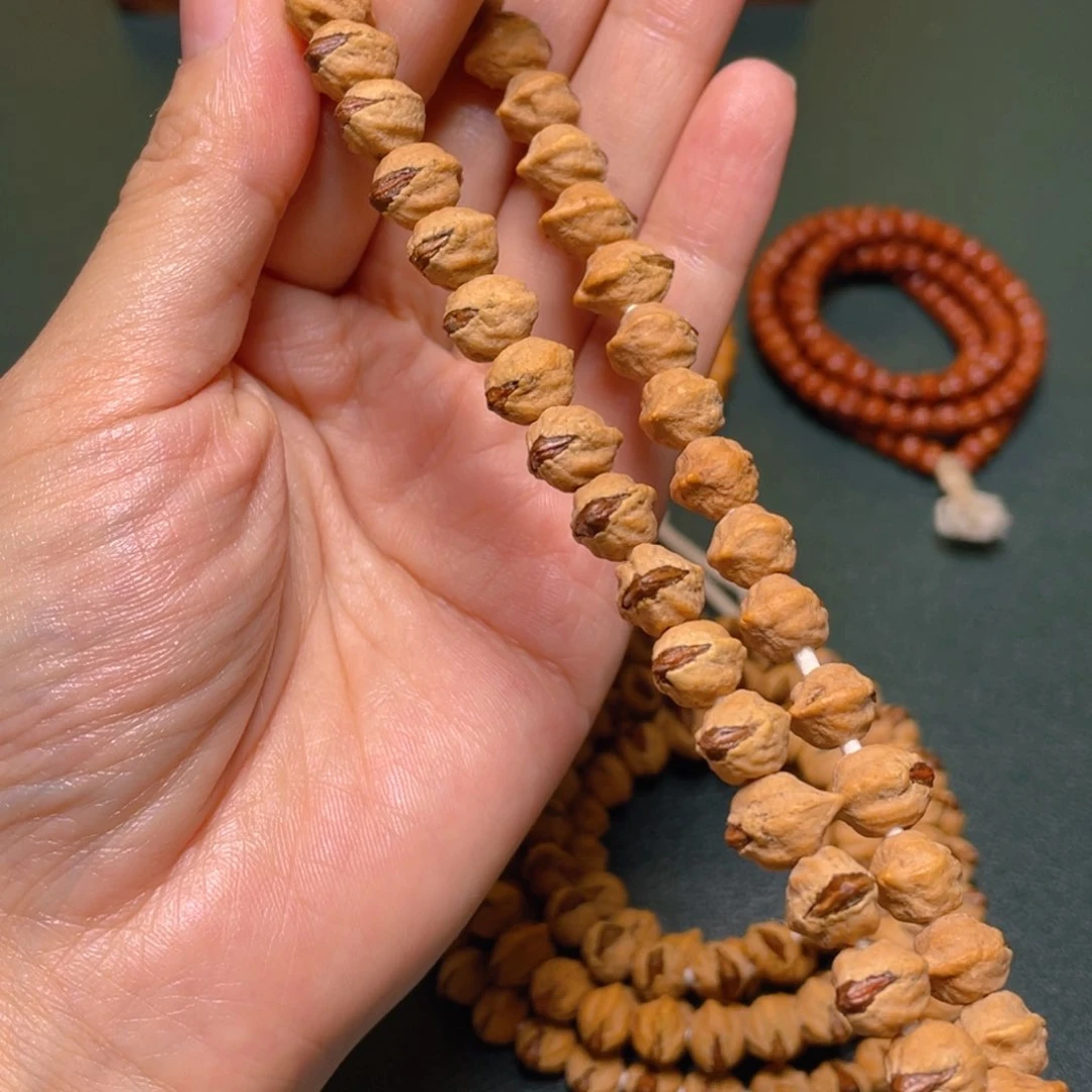 柏香籽/百香籽手串红牙横打手持