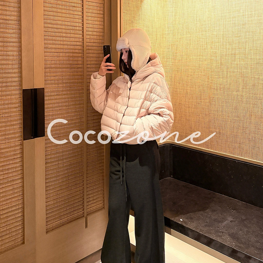 COCO ZONE 刘 一一95白鹅绒连帽鹅绒服 CD2A2921