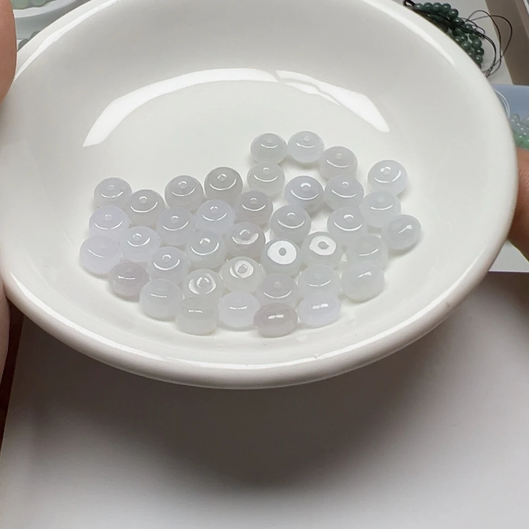 翡翠散珠敏*?纯天然缅甸翡翠A货卡7.8，36颗