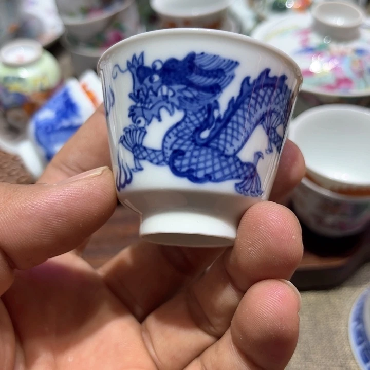 纯手绘精品盖碗杯