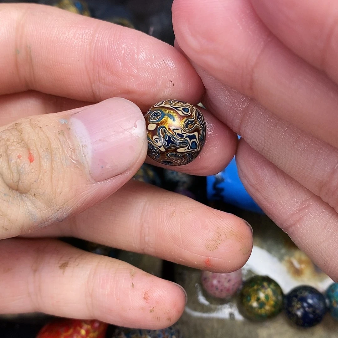 一***子非遗手工 大漆工艺规格1.3cm