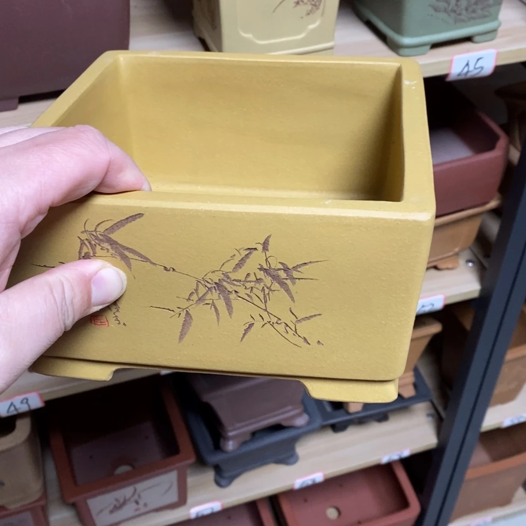 啄***鸟紫砂花盆紫砂文化