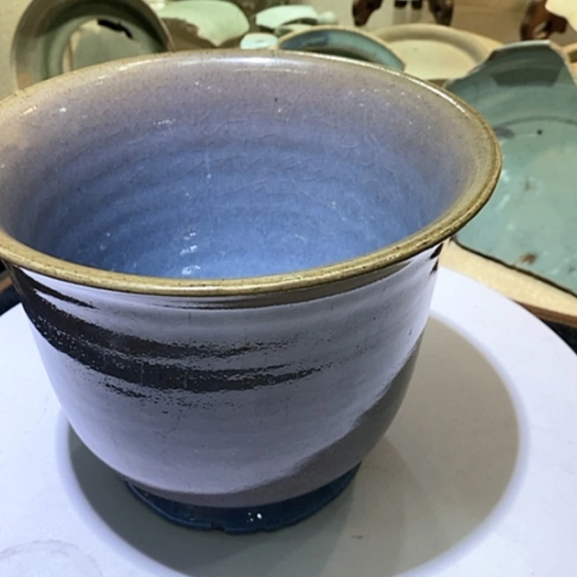 【闪购商品】小**࿐钧窑花盆品像精美