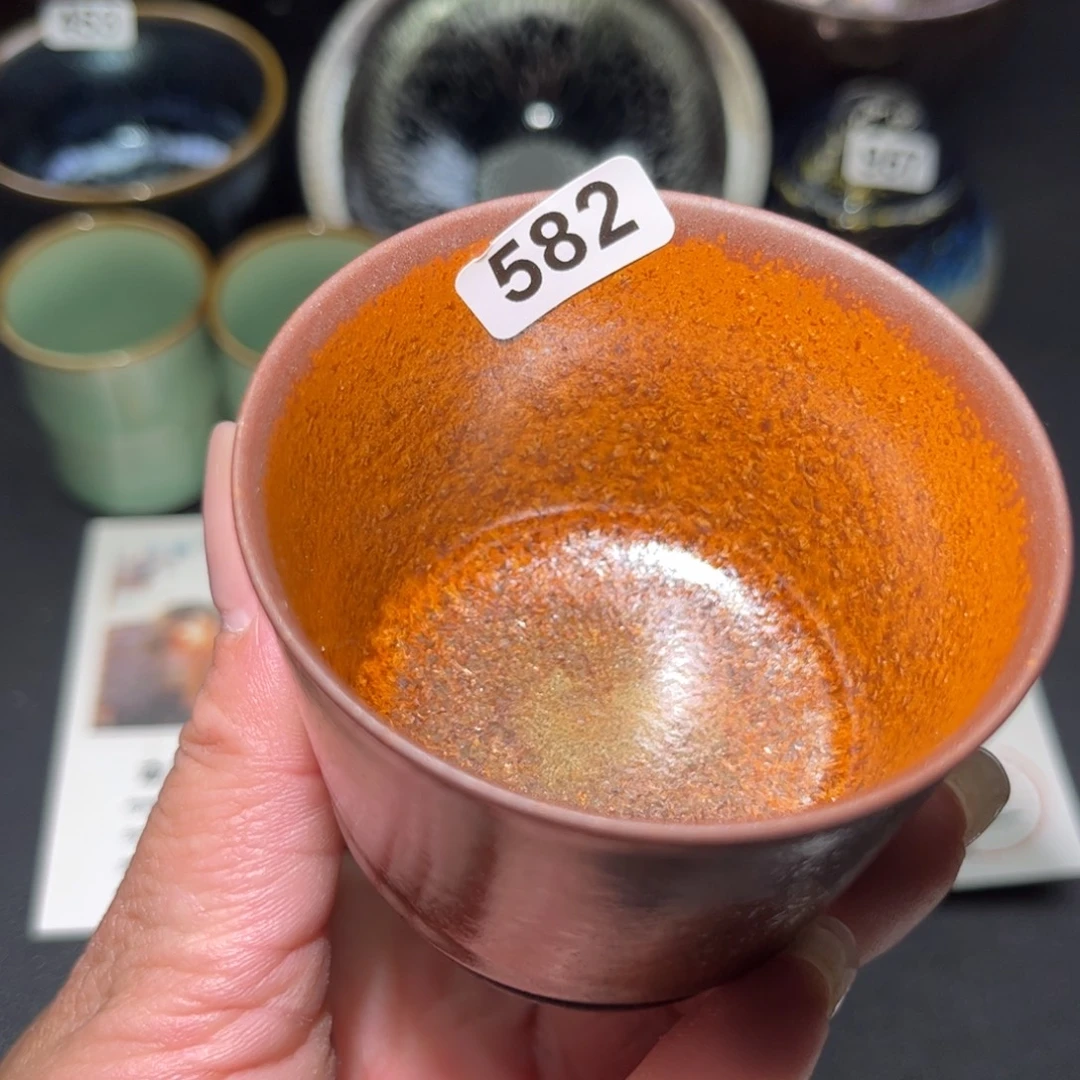 茶盏582 建盏单盏放大漏…………