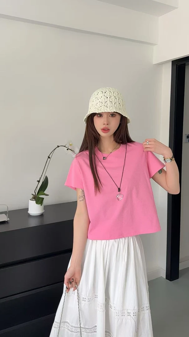 alo夏季运动休闲瑜伽透气圆领速干T恤8713