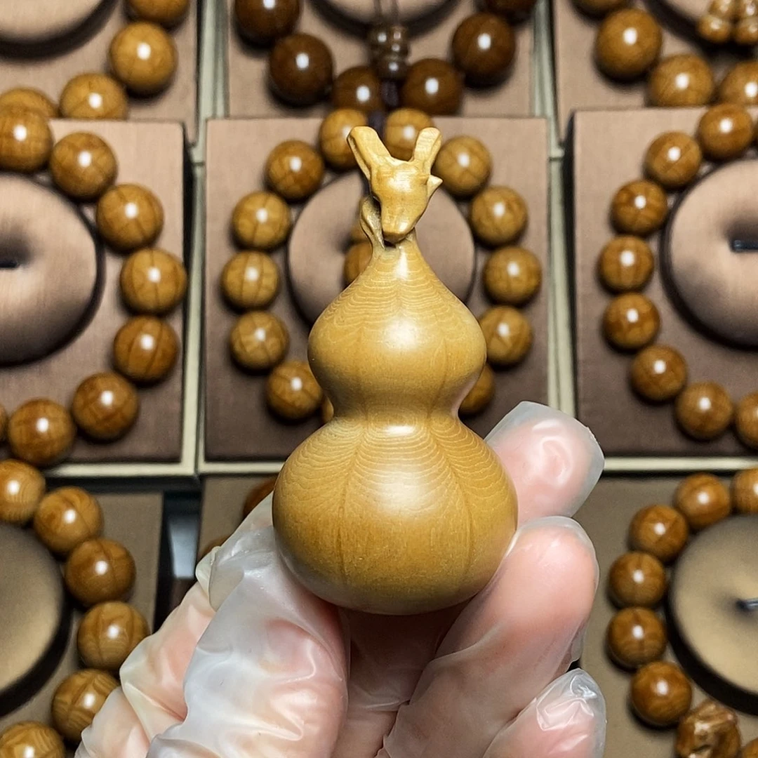 六道木把件六道葫芦