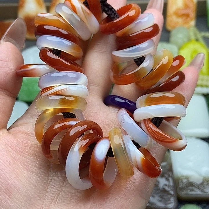 未镶嵌戒指玛瑙/玉髓