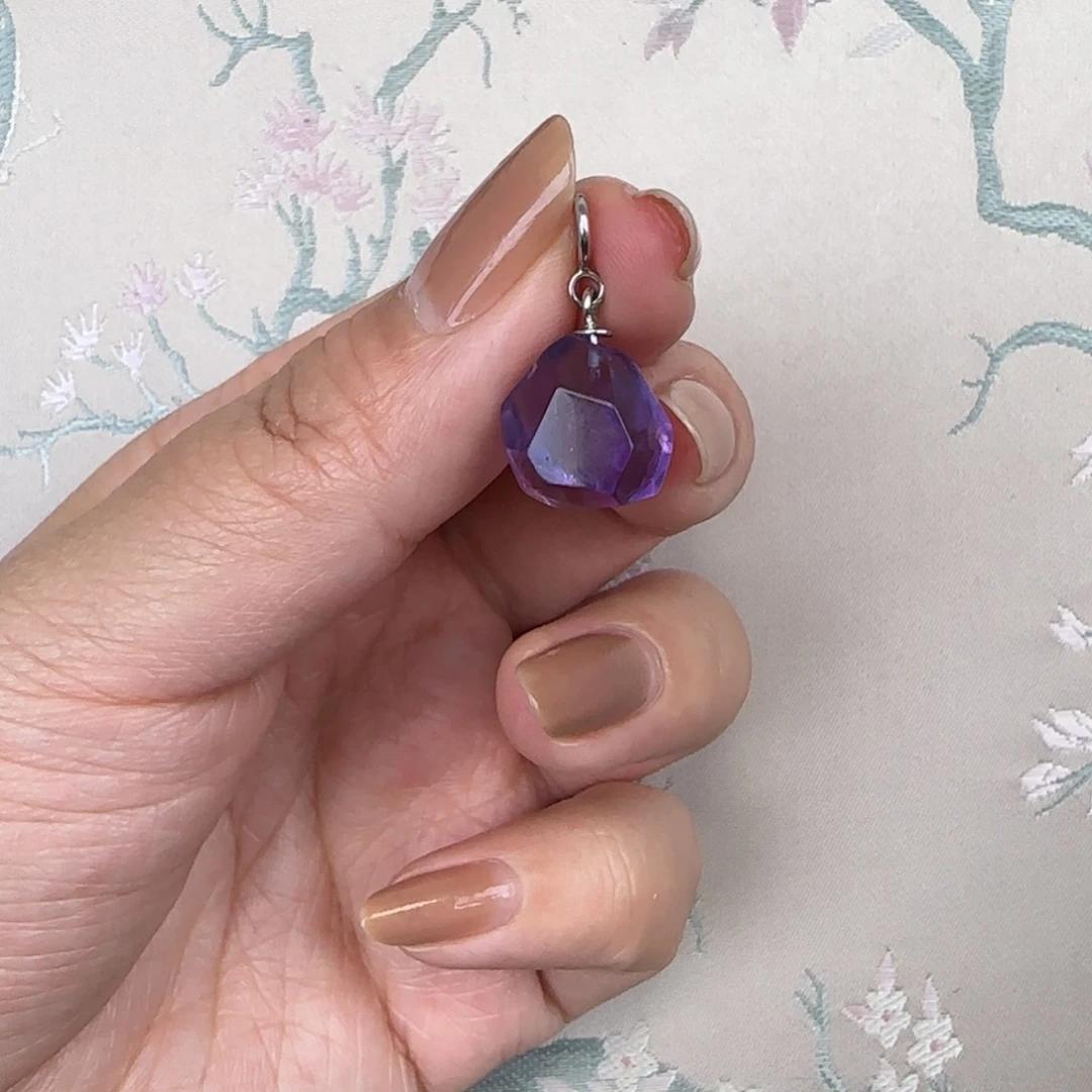 紫晶吊坠(不含链)未镶嵌