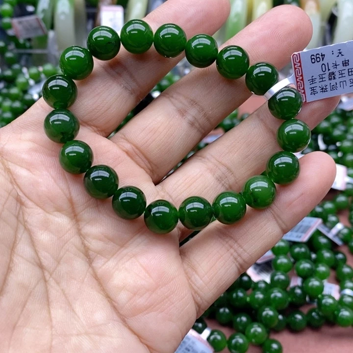 和田玉未镶嵌手链卡10