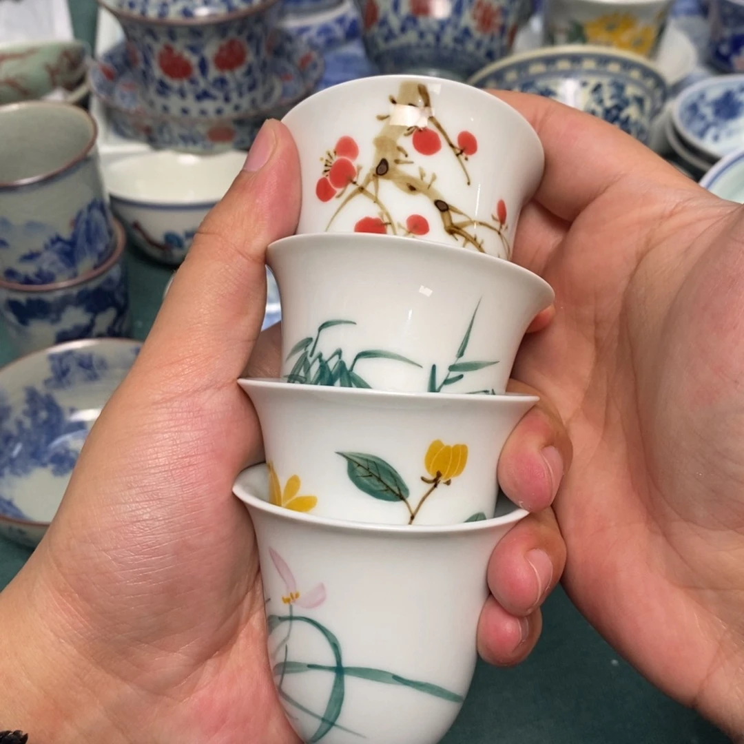 景德镇景德镇当代工艺品一套4个