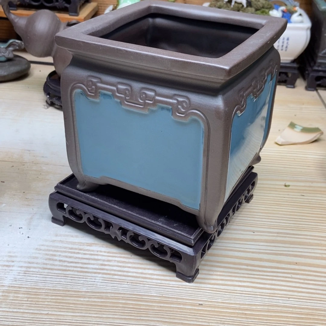 瓷片陶瓷花盆陶瓷艺术