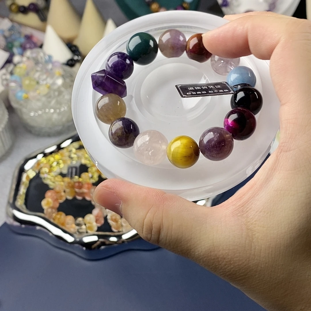 银S925镶嵌手链水晶