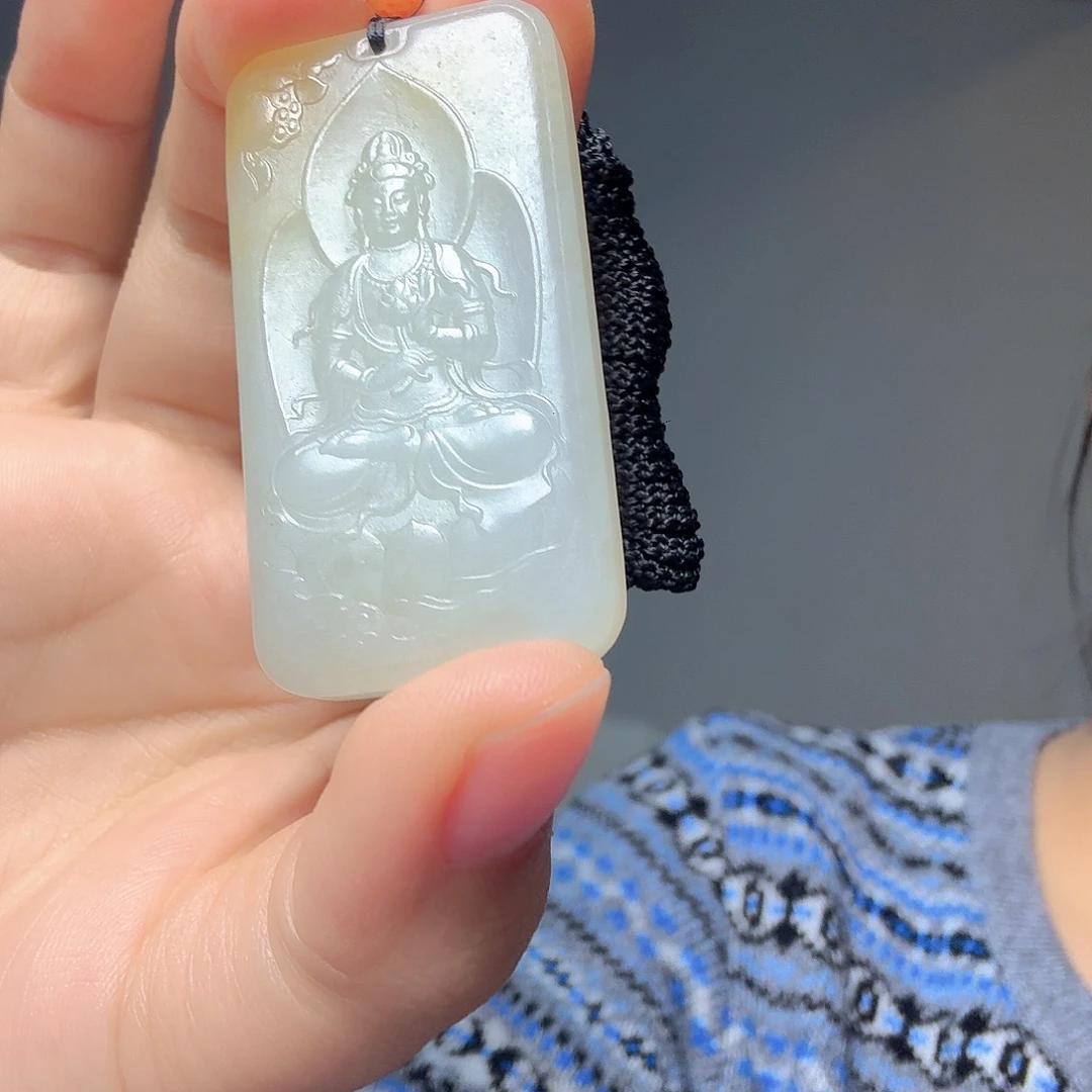 大***主和田玉（糖玉）未镶嵌颈饰