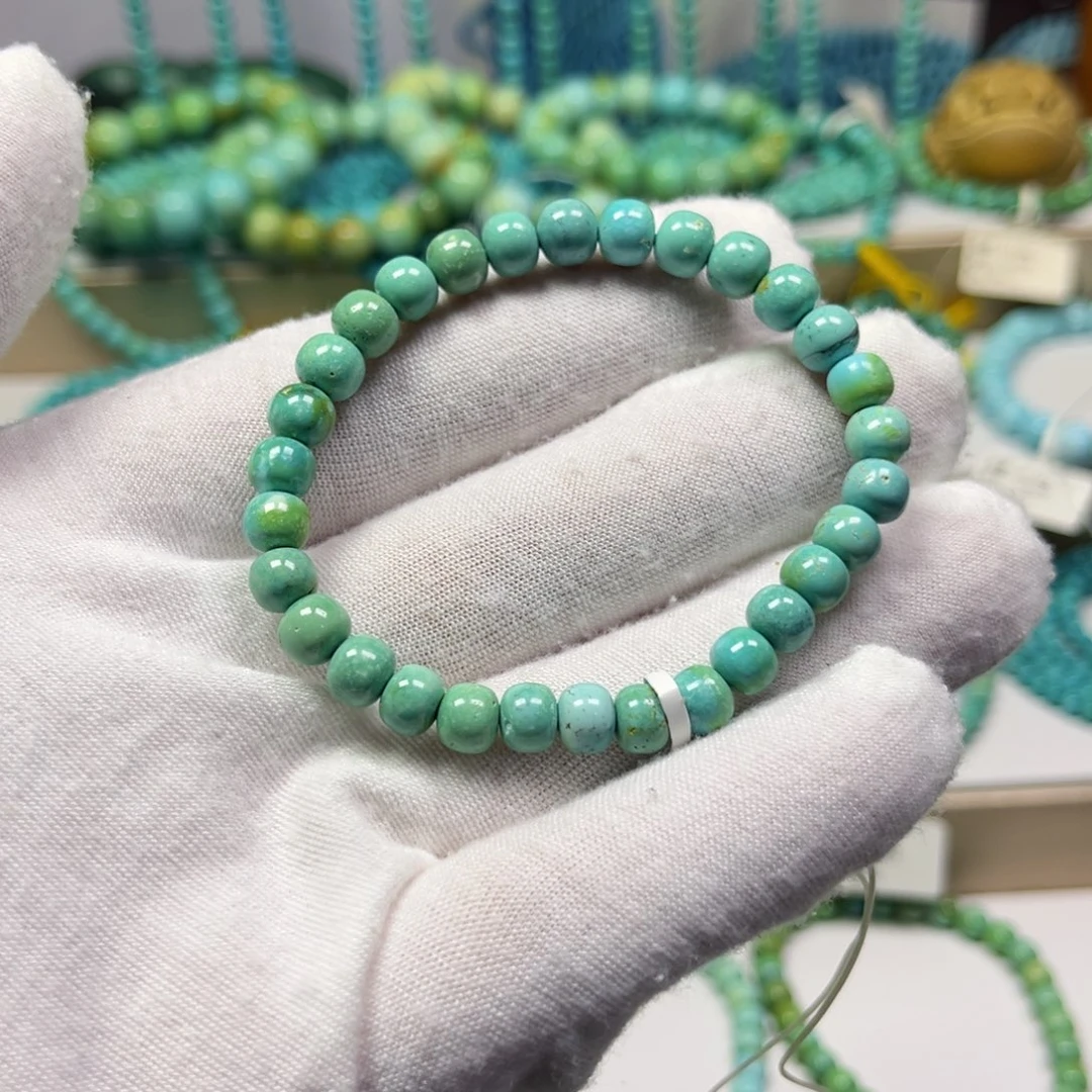 绿松石未镶嵌手链