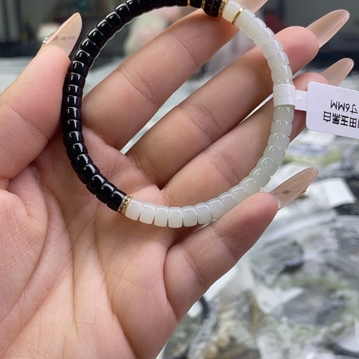 和田玉未镶嵌手串