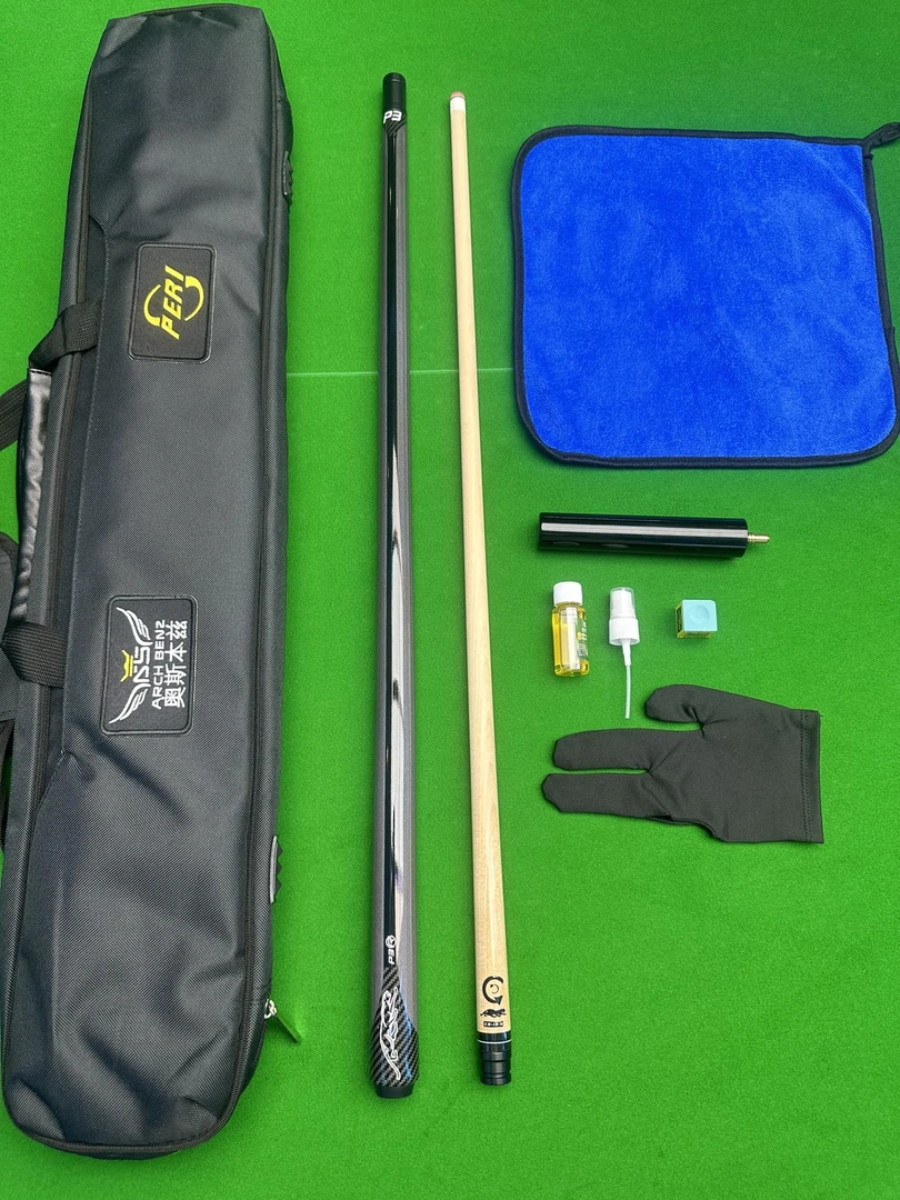 【美洲豹P3】分体大头台球杆优质枫木前肢中式黑八美式九球1比1复刻
