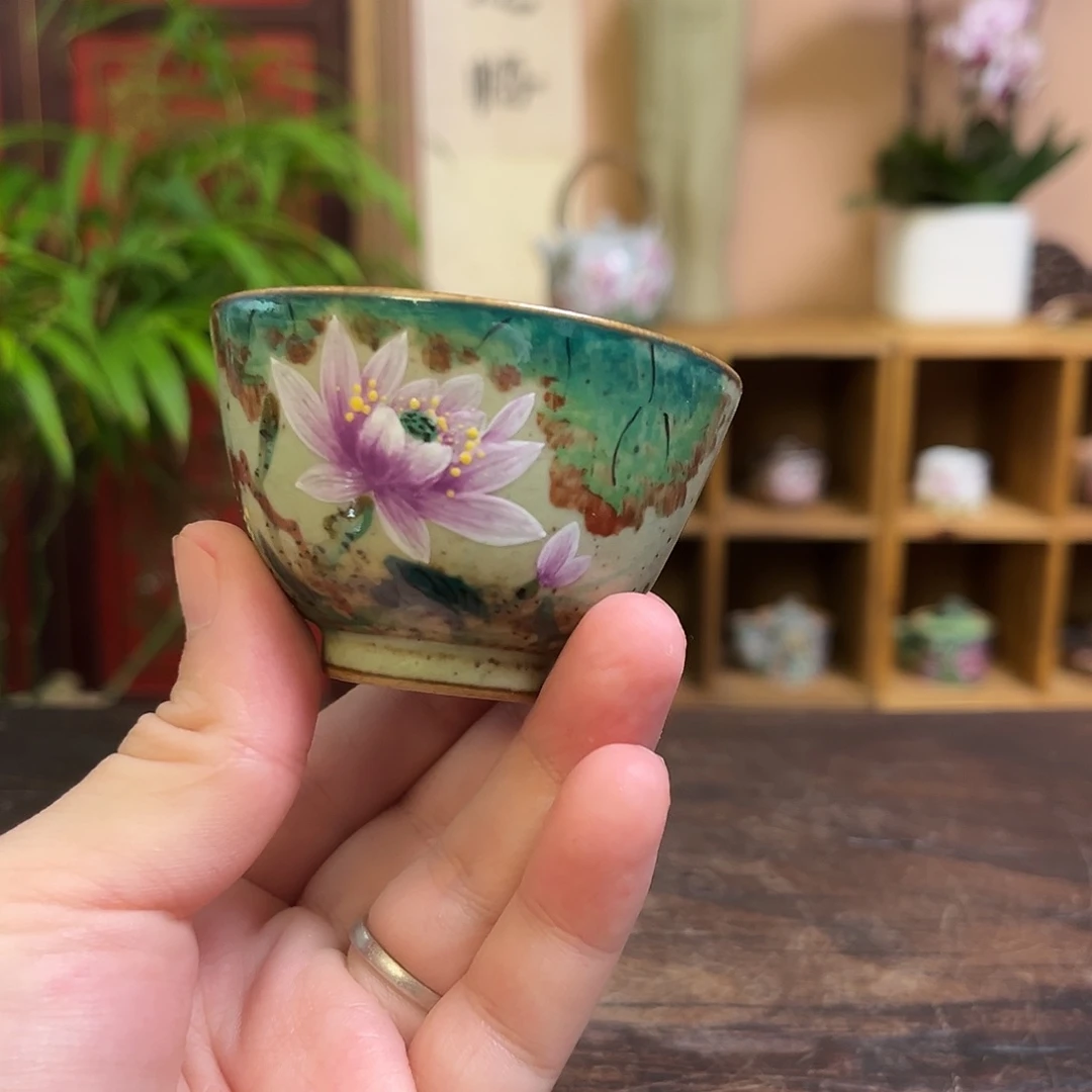 柴烧手工手绘陶瓷