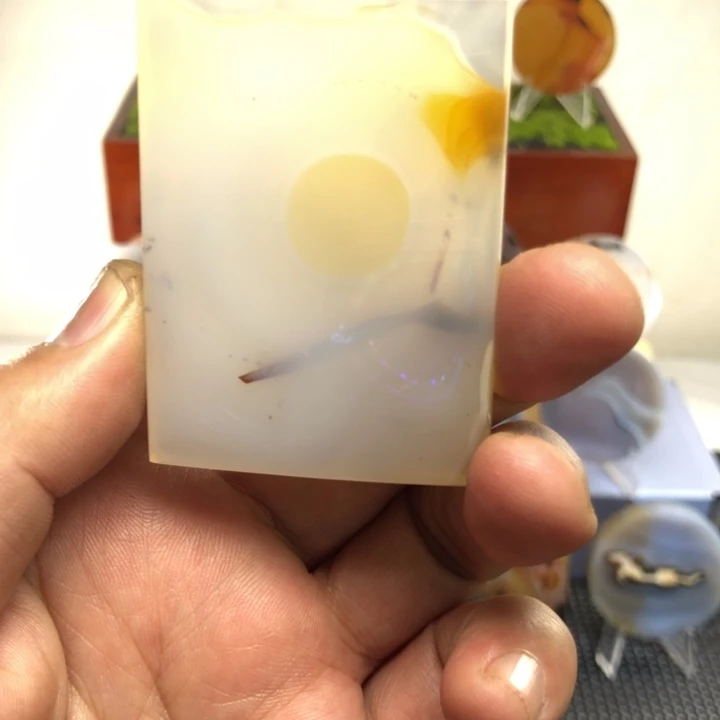 玛瑙/玉髓合金颈饰