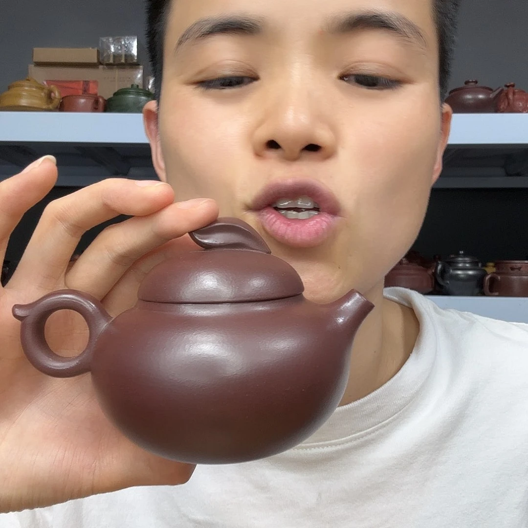 茶壶紫砂民间手艺人全手工制作