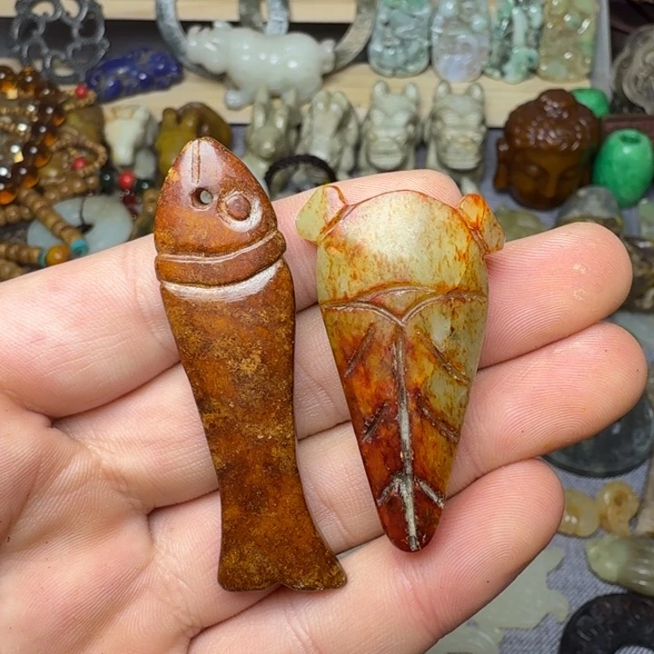 和田玉未镶嵌颈饰113