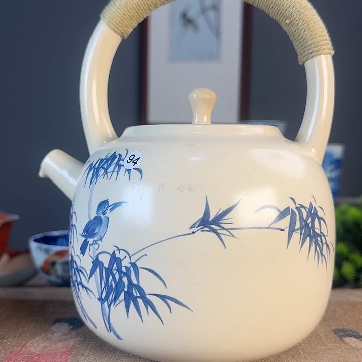 摆件景德柴烧茶杯多人