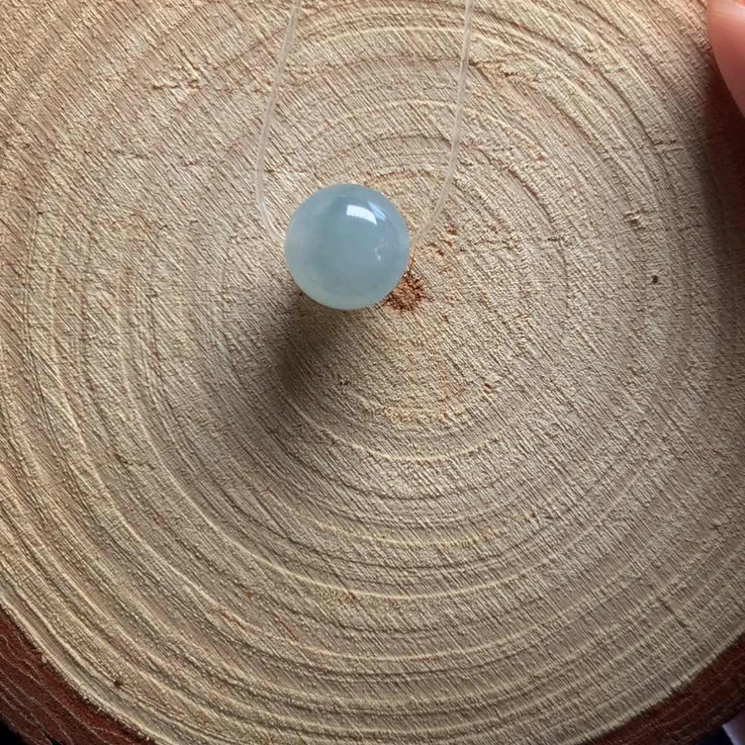 森***翡翠未镶嵌手链13mm福利珠