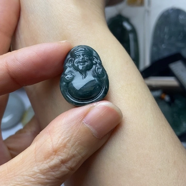 翡翠未镶嵌挂件翡翠