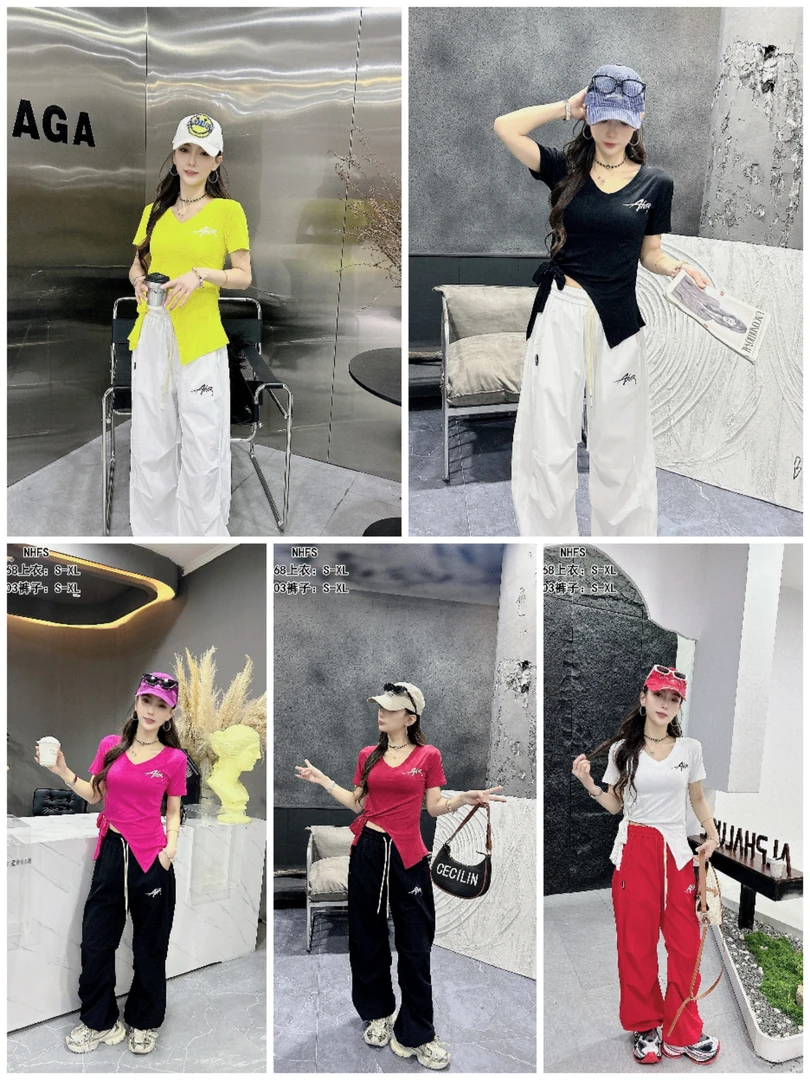 N夏季新款9568款弹力棉时尚修身T恤