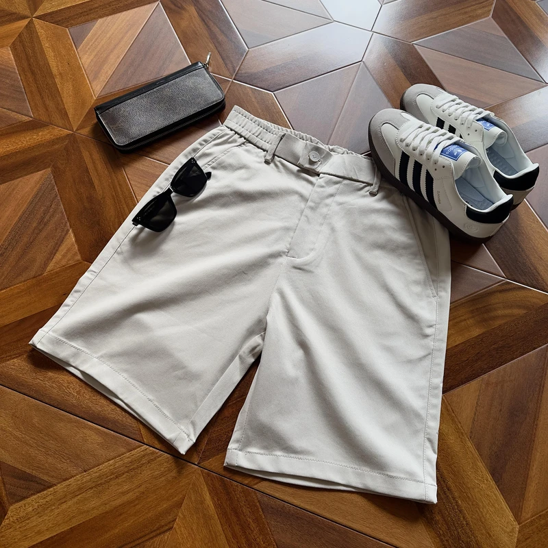 VINCENT夏季宽松薄款五分裤潮流穿搭直筒休闲西装短裤外穿裤子