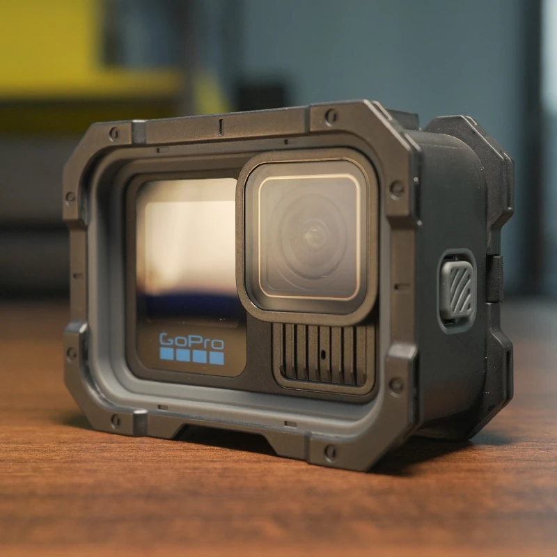 适用GoPro Hero 9/10/11/12/13运动相机兔笼防摔保护套保护镜头