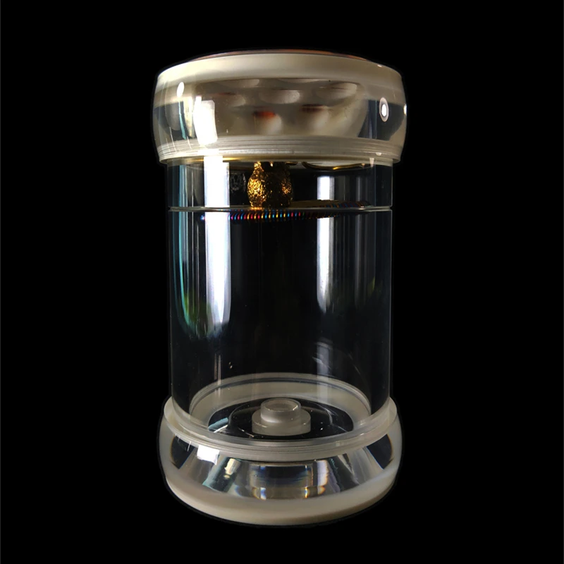 罐王•S45•霜冕七窍•老王白色顶盖七孔蝈蝈罐黄铜兔子簧65*120