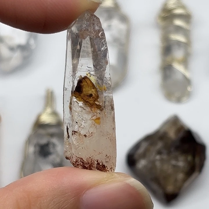 未镶嵌颈饰水晶巴基斯坦油胆闪灵钻38mm