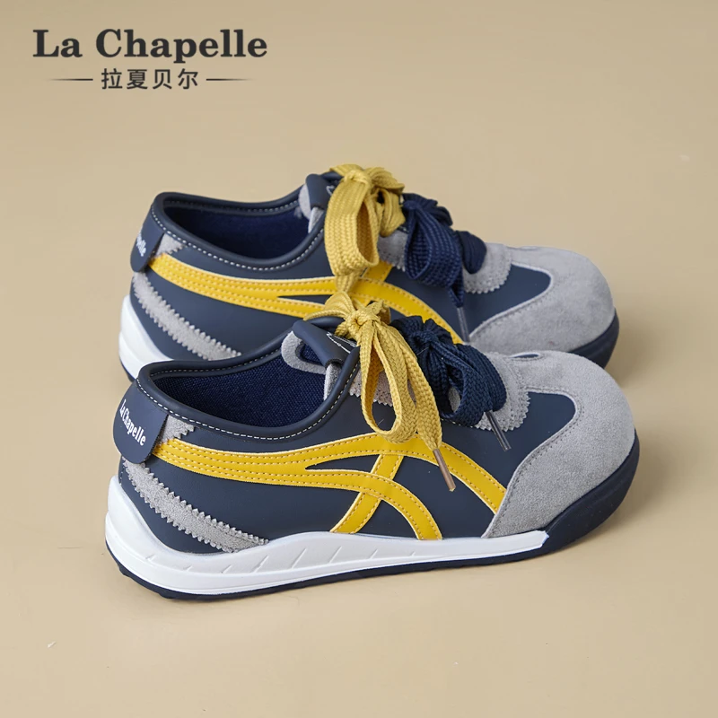 拉夏贝尔内增高德训鞋冬季女鞋2025美式鞋子女士鞋子网红新款爆款