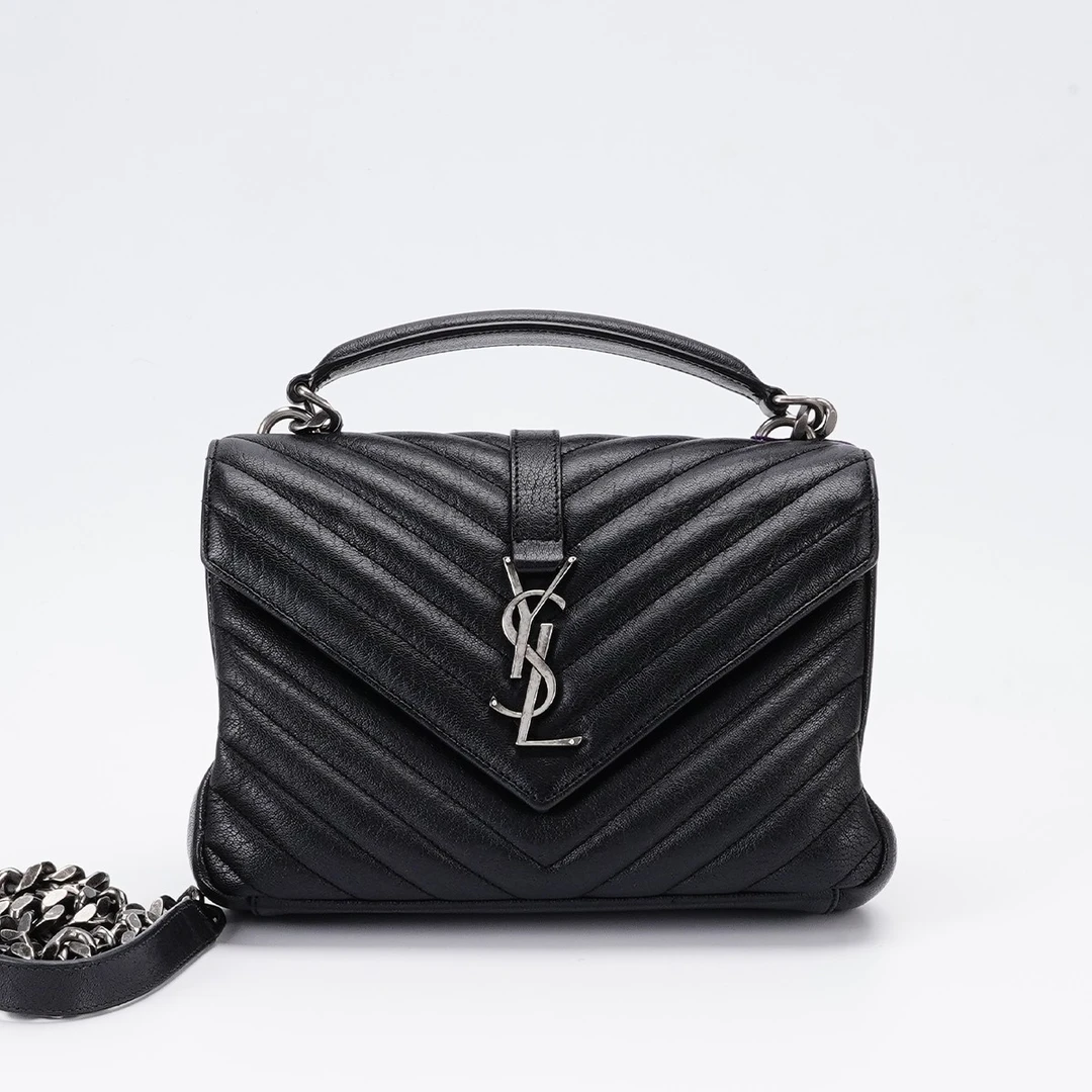 95新 YSL/圣罗兰 【诗诗一口价】college邮差包中号款/BG22004759