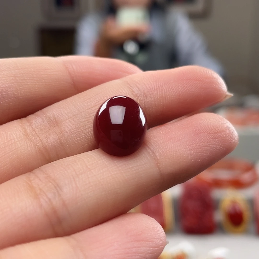 小***子未镶嵌定制南红玛瑙