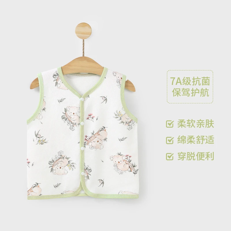 儿童纯棉马甲亲肤柔软贴身