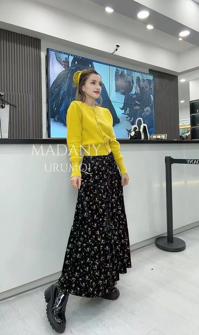 两件套显瘦洋气气质碎花