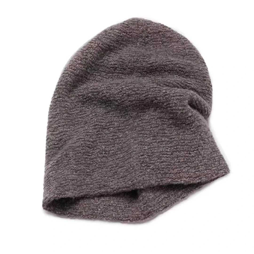 御寒小物特殊纱针织包头帽三角巾围巾搭配冬季