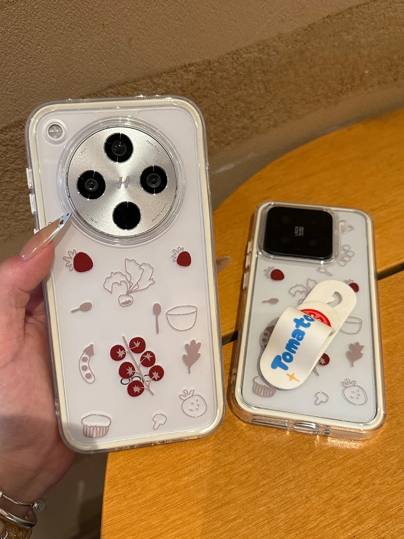 适用vivos30手机壳OPPOfindx8华为小米15荣耀400透明红米k70硬壳