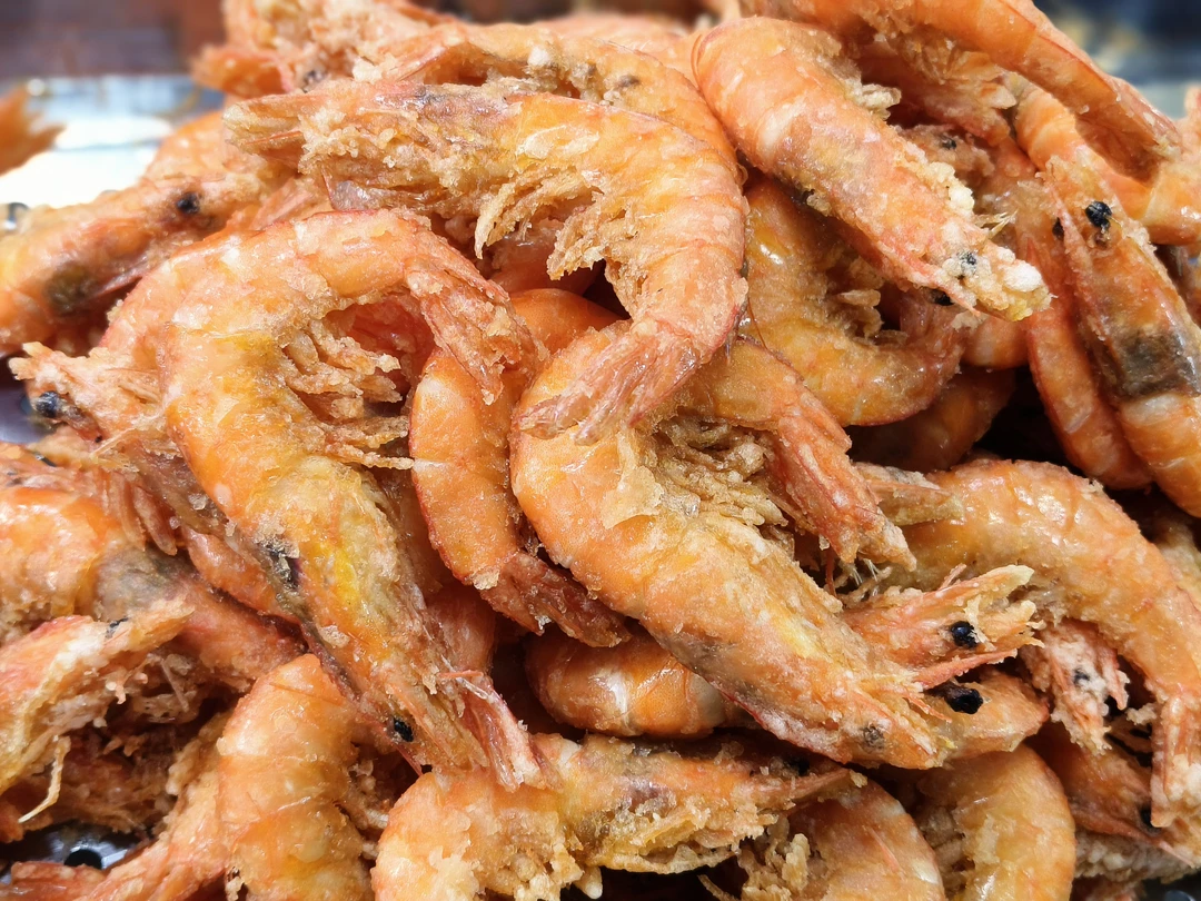 福州炸大虾福州长乐漳港特产鱼丸深海炸大虾1500g顺丰包邮