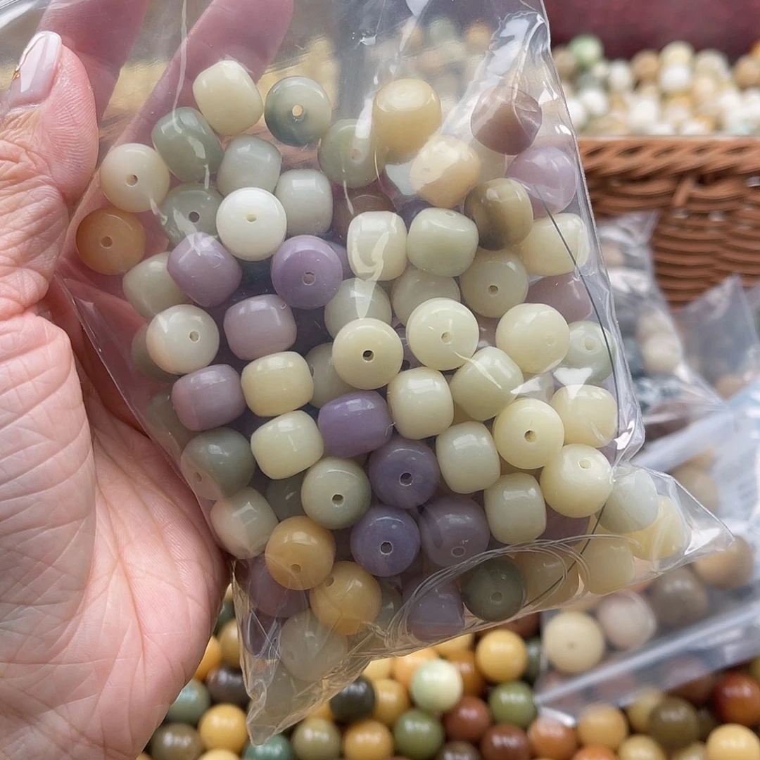 白玉菩提吊坠A/11mm/80颗