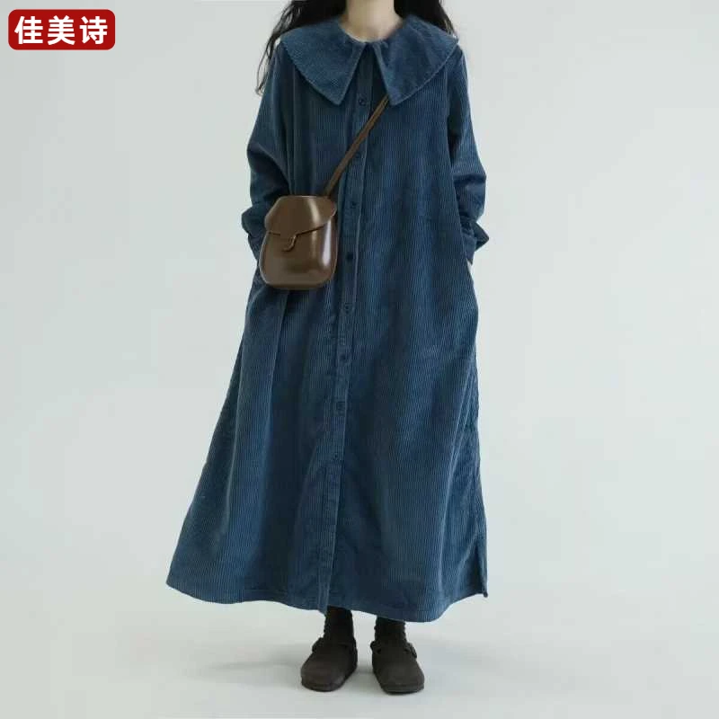 200-300斤胖mm特大码连衣裙孕妇春秋款洋气遮肚中长款T恤女裙宽松