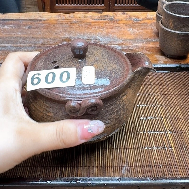 纯手工制作粗陶茶具