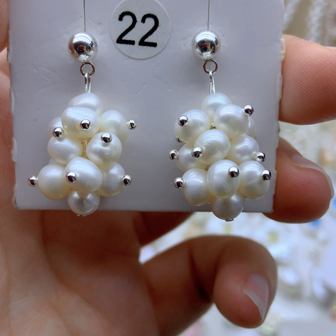 淡水珍珠未镶嵌耳饰