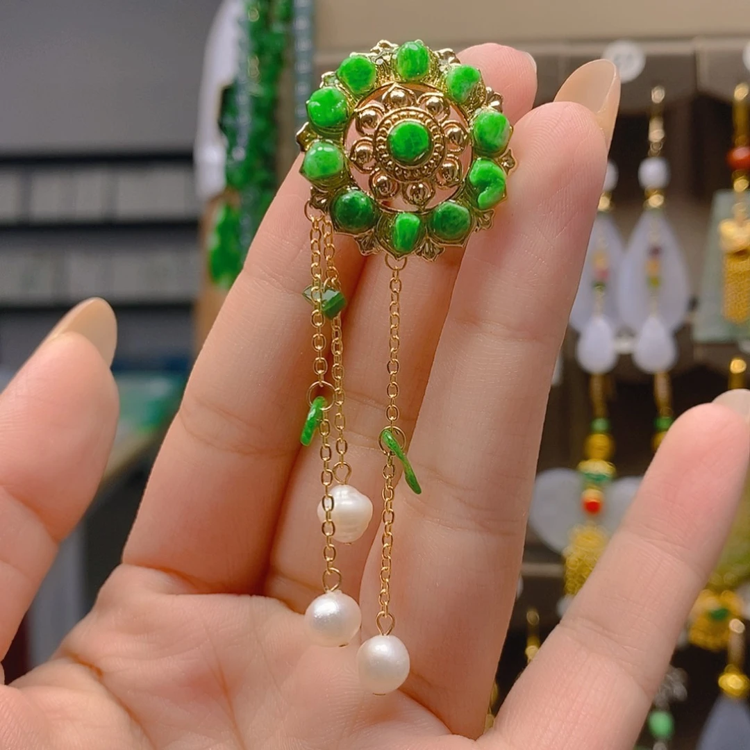 颈饰未镶嵌翡翠翡翠