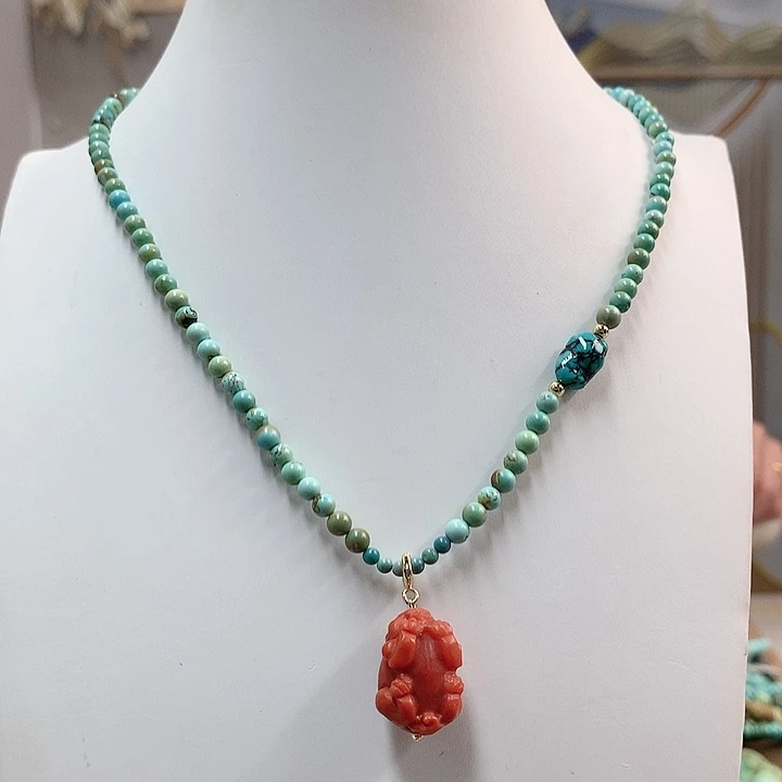 绿松石珠宝奇石未镶嵌